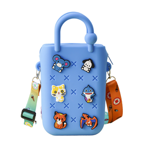 2025 Popular DIY Accessory Decorative Fastener EVA Beach Bag with Flower-shaped Holes Flower Accessories Promotional Backpacks