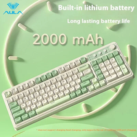 AULA S99 Clavier mécanique personnalisé Structure de joint de clavier tri-mode sans fil Clavier Aula Gaming 99% échangeable à chaud