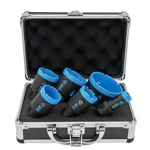 Kit de 6 scies cloches diamantées Arix pour carrelage, céramique, marbre, grès et quartz, avec embout M14 brasé sous vide - Product Image 1