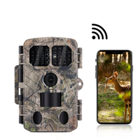Caméra de chasse sans fil Wi-Fi extérieure 48MP avec vision nocturne, caméra de sentier 4K en gros