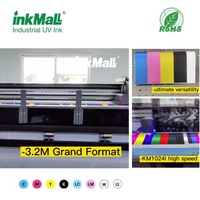 InkMall vivo duro de color Led UV de tinta para Konica 512 / 512i plana UV impresora de inyección de tinta utilizada para la caja del teléfono celular de impresión