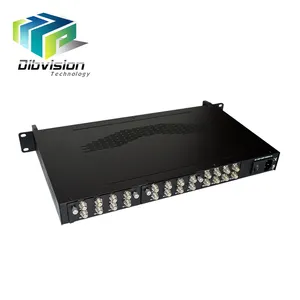 Numérique 12 tuner/ip à rf qam transmodulator avec scrambler option DVB-T2 ou DVB-S2 ou CI module