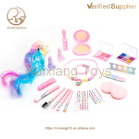 Palette de fards à paupières personnalisée pour scène, ensemble de vernis à ongles, jeu de maquillage, sac de jeu, trousse de maquillage pour enfants, cadeau pour filles
