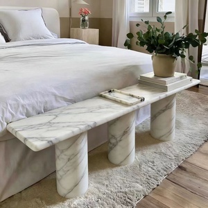 Table <span class=keywords><strong>console</strong></span> élégante en marbre Calacatta Viola moderne, table <span class=keywords><strong>console</strong></span> en marbre pour salon, table <span class=keywords><strong>console</strong></span> pour couloir, entrée, <span class=keywords><strong>extensible</strong></span> - Product Image 4