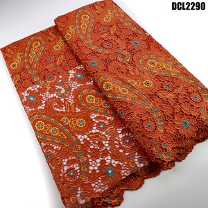 Supoo Tissu en Dentelle 2024 de Haute Qualité Africaine Guipure Cordon de Dentelle Soluble à l'Eau Sénégal pour la Couture de Robes de Soirée pour Femmes - Product Image 3