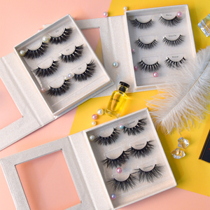 Private label 25mm eyelash packaging box custom lash vendor false eyelashes 3d mink free eyelashes samples
