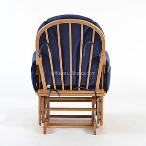 Fauteuil à bascule moderne pour crèche avec accoudoirs et dispositifs de sécurité pour les mamans qui allaitent - Product Image 6