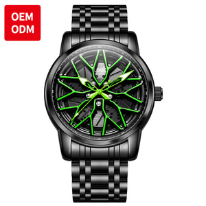 Reloj Deportivo de Cuarzo Luminoso a Prueba de Agua con Bisel Giratorio de Acero Inoxidable, Estilos Más Vendidos Personalizados OEM ODM 3701 para Hombre - Product Image 1
