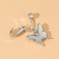 Falscher Bauchtring Baucht Piercing für Damen Aufnäher auf Bauch Piercing Bauchtunst-Piercing Bauchnabel Ring nicht Piercing