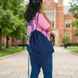 Custom Logo Waterproof <b>Drawstring</b> Backpack Nylon Sports Gym <b>Bag</b> <b>Large</b> Capacity Portable Travel Daypack - Product Image 2