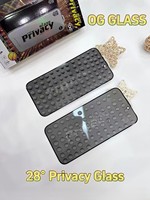 Protection d'écran en verre trempé anti-espionnage de qualité AAA 0,3 mm à couverture complète pour 11/12/13/14/15/16/17/18 PRO MAX/7/8/XR 18 Duo