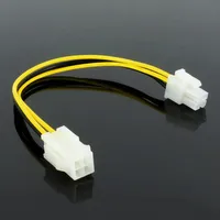 Kabel ATX 4Pin Male to Female untuk Kabel Adaptor Ekstensi Catu Daya Motherboard CPU PC