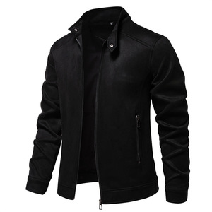 Liu Ming liquidation ventes 2025 bonne qualité automne hiver en plein air décontracté affaires daim tissu vestes manteau pour hommes - Product Image 5