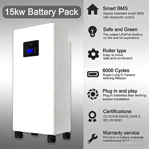แบตเตอรี่ลิเธียม LiFePO4 15kWh 51.2V 3.2V 280Ah 8000 รอบการใช้งาน ระบบกักเก็บพลังงานแสงอาทิตย์สำหรับบ้าน ระบบจัดเก็บพลังงานแบบเรียงซ้อนได้ BMS IP54 - Product Image 2