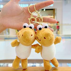 Porte-clés en forme de crocodile, humoristique et créatif, jouet en peluche doux avec yeux de tambour, poupées de dessin animé pour enfants, cadeaux - Product Image 5