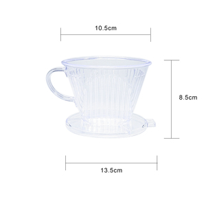 Nhựa Đổ Qua Cà Phê Nhỏ Giọt Bộ Lọc Hình Nón Tái Sử Dụng - Product Image 2
