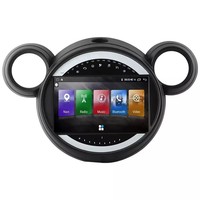 Lecteur multimédia automobile Android 12 4+64 Go pour BMW Mini R56 R60 Cooper 2007-2014 Stéréo Audio GPS Navigation DVD Vidéo
