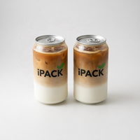 Bouteilles de stockage en plastique PET transparent de qualité alimentaire avec couvercles