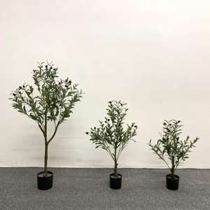 Vente chaude À La Main Arbre Plantes Dans Des Pots <span class=keywords><strong>Olivier</strong></span> Plantes Artificielles pour La Décoration Intérieure Extérieure Décoration - Product Image 5