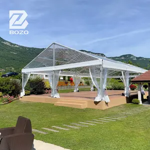 Large Outdoor Clearspan Commercial Event Wedding Party Storage Warehouse Tent With Decorations For Sale