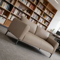 Grand canapé de bureau au design moderne, ensemble de canapés créatifs pour réception, confortable et durable