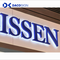 Panneaux LED 3D d'intérieur DakeSign pour bureaux, commerces, enseignes rétroéclairées, éclairage décoratif, signalisation directionnelle, affichage
