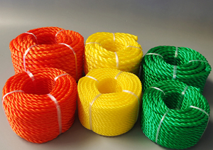 Cordon torsadé en polypropylène polypro, cordon en polyéthylène flottant jaune, 100 pieds, 1/4" - Product Image 2