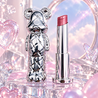 Rouge à lèvres hydratant végétalien en forme de lapin, certifié HALAL, format échantillon 2g avec service de fabrication OEM personnalisé