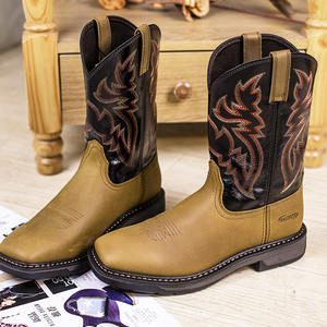 <span class=keywords><strong>Botas</strong></span> clásicas bordadas occidentales para <span class=keywords><strong>hombre</strong></span>, <span class=keywords><strong>botas</strong></span> sin cordones con <span class=keywords><strong>punta</strong></span> <span class=keywords><strong>cuadrada</strong></span>, <span class=keywords><strong>botas</strong></span> de campo antideslizantes, <span class=keywords><strong>botas</strong></span> cortas duraderas para <span class=keywords><strong>hombre</strong></span> - Product Image 4