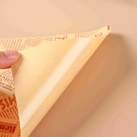 Kertas Kemasan Makanan Premium Anti Minyak Anti Air Berlapis PE yang Dapat Disesuaikan untuk Pembungkus Makanan Cepat Saji, Roti & Kue