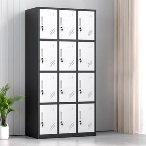 Casier de vestiaire métallique à 12 portes pour personnel, dortoirs, bureaux et vestiaires - Product Image 2