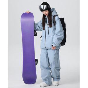Pantalones de Esquí para Mujer FOXA, Impermeables, Aislantes, Holgados, Tipo Cargo, para Snowboard, Ropa de Invierno para Exteriores, Unisex, Adulto - Product Image 4