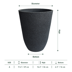 Pots en résine pour enfants, vente en gros, intérieur et extérieur, jardin décoratif, béton, jardinière, en plastique, vente en gros - Product Image 3