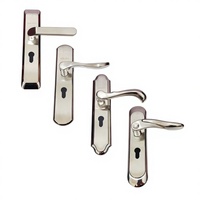 Serrure de porte intérieure universelle magnétique silencieuse, style moderne minimaliste, en bois, ensemble complet avec poignée, commande tactile ambidextre