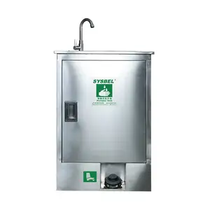 SYSBEL lavabo Portable avec seau d'eau propre et seau à eaux usées à l'intérieur de l'évier Portable de lavage à la main