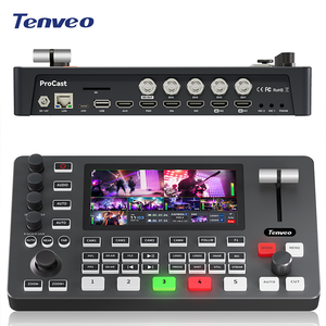 4チャンネル5.5インチスクリーン4x SDI 4x HDMI入力ビデオミキサースイッチャーUSB/SD/UDDビデオ録画（放送用） - Product Image 1