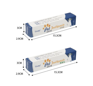 Qbellpet Fabricants Vente Chien et chat nettoyage buccal <span class=keywords><strong>chiot</strong></span> <span class=keywords><strong>dentifrice</strong></span> sain saveur de boeuf vanille chien <span class=keywords><strong>dentifrice</strong></span> - Product Image 3