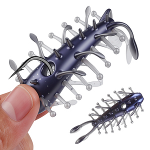 Leurre souple de pêche 8,2 cm 7g 3 pièces/boîte, 6 couleurs, appâts souples bioniques en TPE, appât artificiel souple, swimbait creux en forme de concombre de mer - Product Image 4