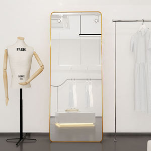 <span class=keywords><strong>Grand</strong></span> <span class=keywords><strong>miroir</strong></span> de salle de bain rectangulaire sans cadre à bords polis pour double vasque, hôtel, spa, vente en gros - Product Image 3