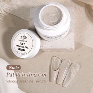 BORN PRETTY OEM 5ml Gel Peinture Ombré Semi-Solide Crème Pat Pat Gel pour la Peinture des Ongles, French Manucure, Logo Personnalisé - Product Image 1