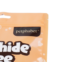 Sachet d'emballage plastique personnalisé imprimé avec fermeture éclair, fenêtre transparente, qualité alimentaire, auto-scellant et trou de suspension