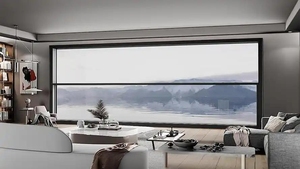 หน้าต่างบานเลื่อนแนวตั้งกระจกสองชั้นแบบเลื่อนอัตโนมัติหน้าต่างบานเลื่อนอัตโนมัติแบบแขวนเดี่ยว - Product Image 6