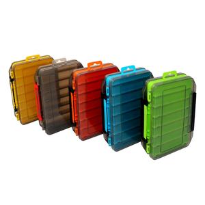 Prix usine Double couche multifonctionnel clair mallette de rangement 12 compartiments Pp plastique ruisseaux de pêche lacs rivières - Product Image 1