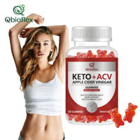 Gummies Keto ACV de qualité supérieure Qbioflex en marque privée pour adultes, gummies au vinaigre de cidre de pomme pour la perte de poids pour hommes et femmes