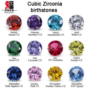Atacado cz pedra especial facetada para trás garnet corte oval solto pedras gemas - Product Image 5