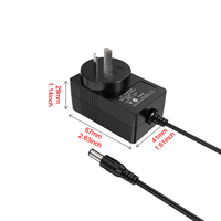 MYIXI RCM SAA-certifié Ac/dc 36W 30W 12v 3a 12v 2.5a 19v 1.58a 30w 3.5*1.5mm Adaptateur secteur, 2500ma ul Listed Energy Saving