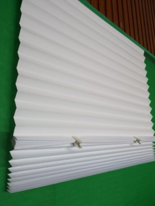 May Lian Self-Adhesive Temporary Paper Pleated <strong>Blind</strong> Easy <strong>Fix</strong> for Skylight Windows Woven Technique Pleated Paper Shade - Product Image 6