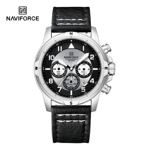 NAVIFORCE Offizielle 8077 Hochwertige Herrenuhr Chronograph Montre Aiguille Eigene Marke Sportuhren Aktuell 2026 - Product Image 1