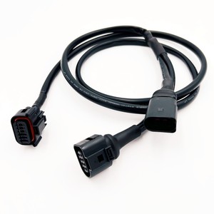 Kabel Adaptor Konektor Tertutup 1 ke 2 untuk Kabel Harness Y Splitter Otomotif Anti Air - Product Image 2