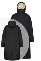 Robe de bain rapide imperméable à l'eau Hottes chaudes Manteau en nylon surdimensionné Doublure coupe-vent Changement rapide sans sable pour le changement de plage